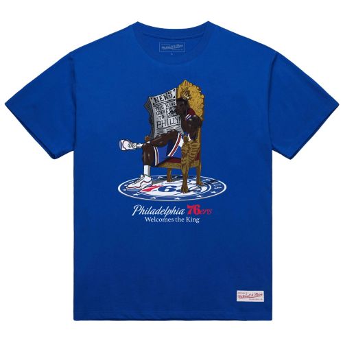 Mitchell & Ness Men's Philadelphia 76ers Lebron James Royal King