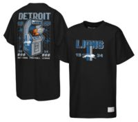 MITCHELL & NESS ライオンズ シャツアメリカンフットボール NFL Mitchell & Ness Youth Detroit Lions Black Arcade T-Shirt | Dick's