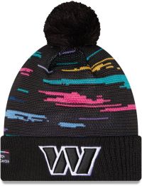 New Era Adult Washington Commanders Crucial Catch Knit Beanie