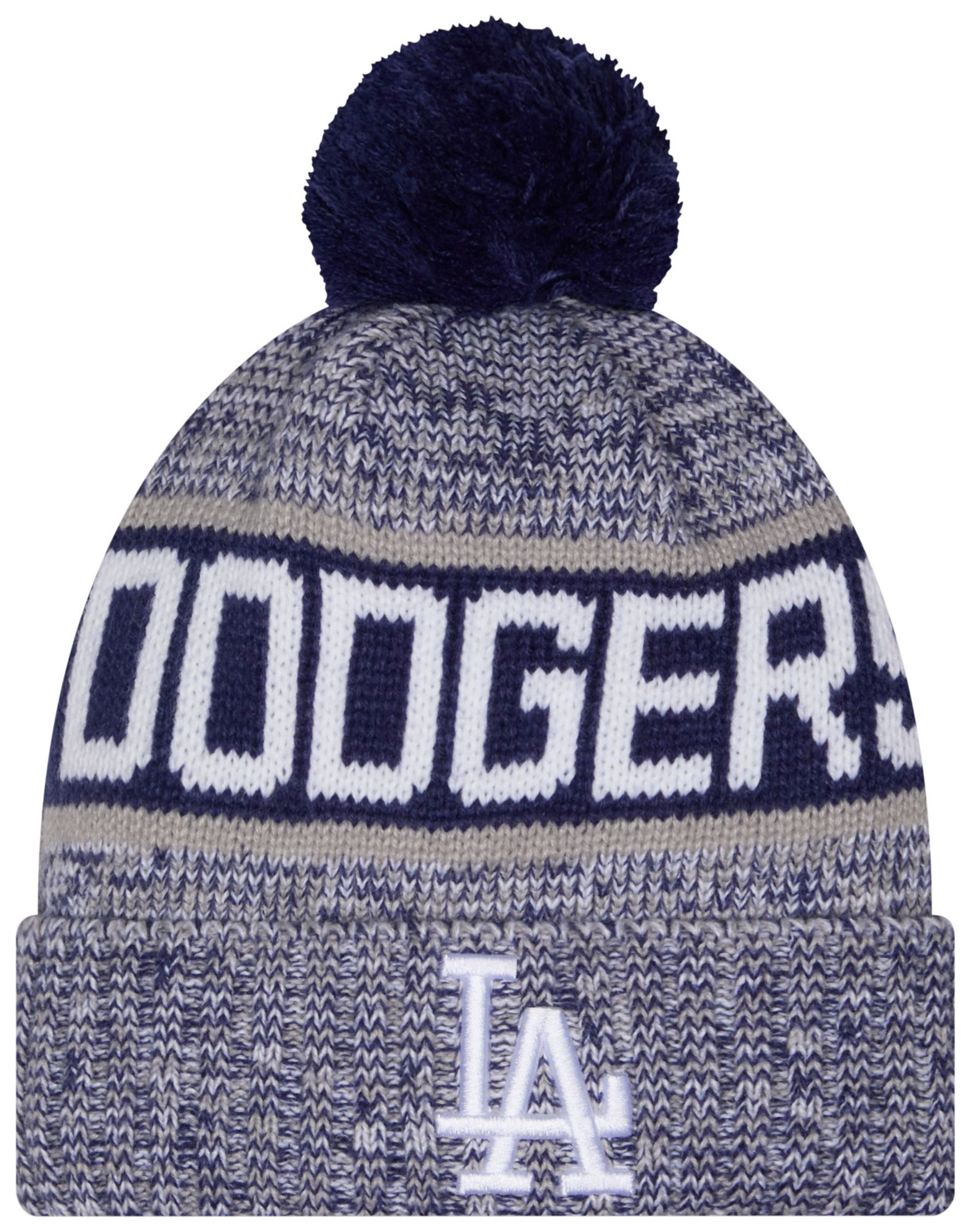 New Era Adult Los Angeles Dodgers Tricolor Knit Hat | Dick's