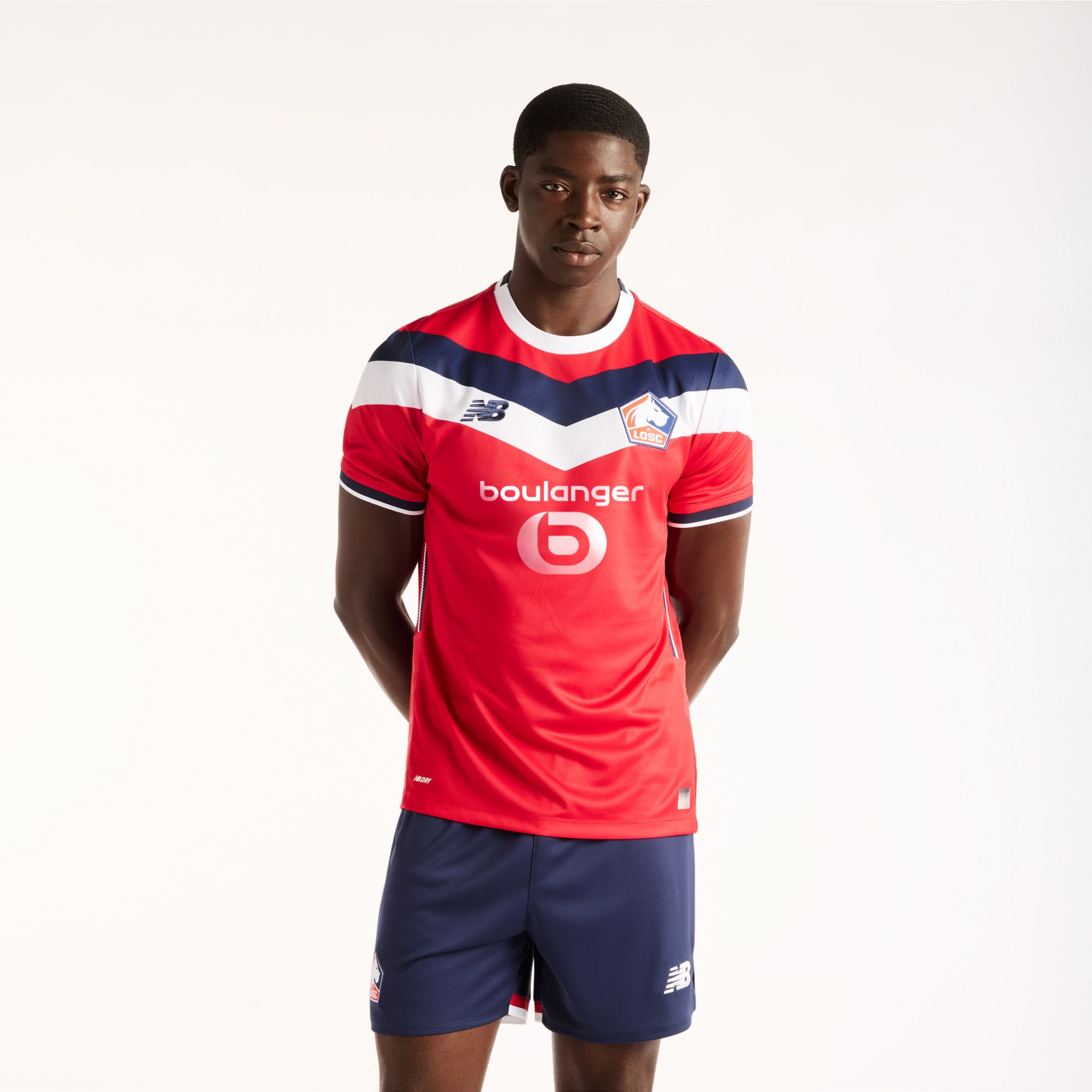 New Balance Adult Lille OSC Multicolor 2026 Home Authentic Jersey