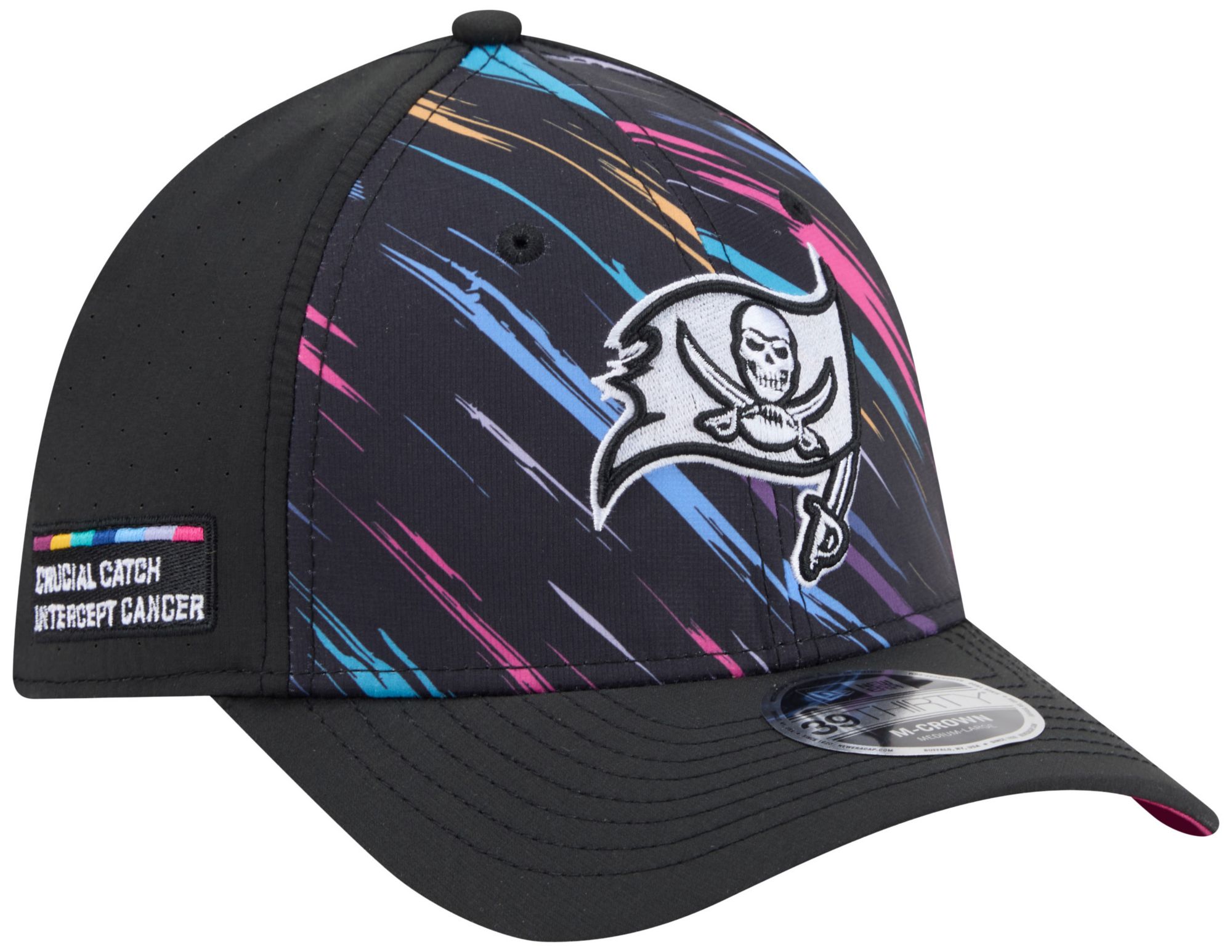 New Era Adult Tampa Bay Buccaneers Crucial Catch 39Thirty Stretch