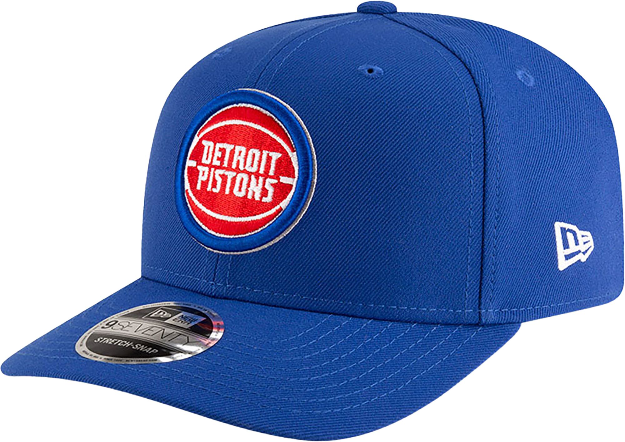 New Era Adult Detroit Pistons Blue Logo 9Seventy Adjustable Stretch-Snap Hat product image