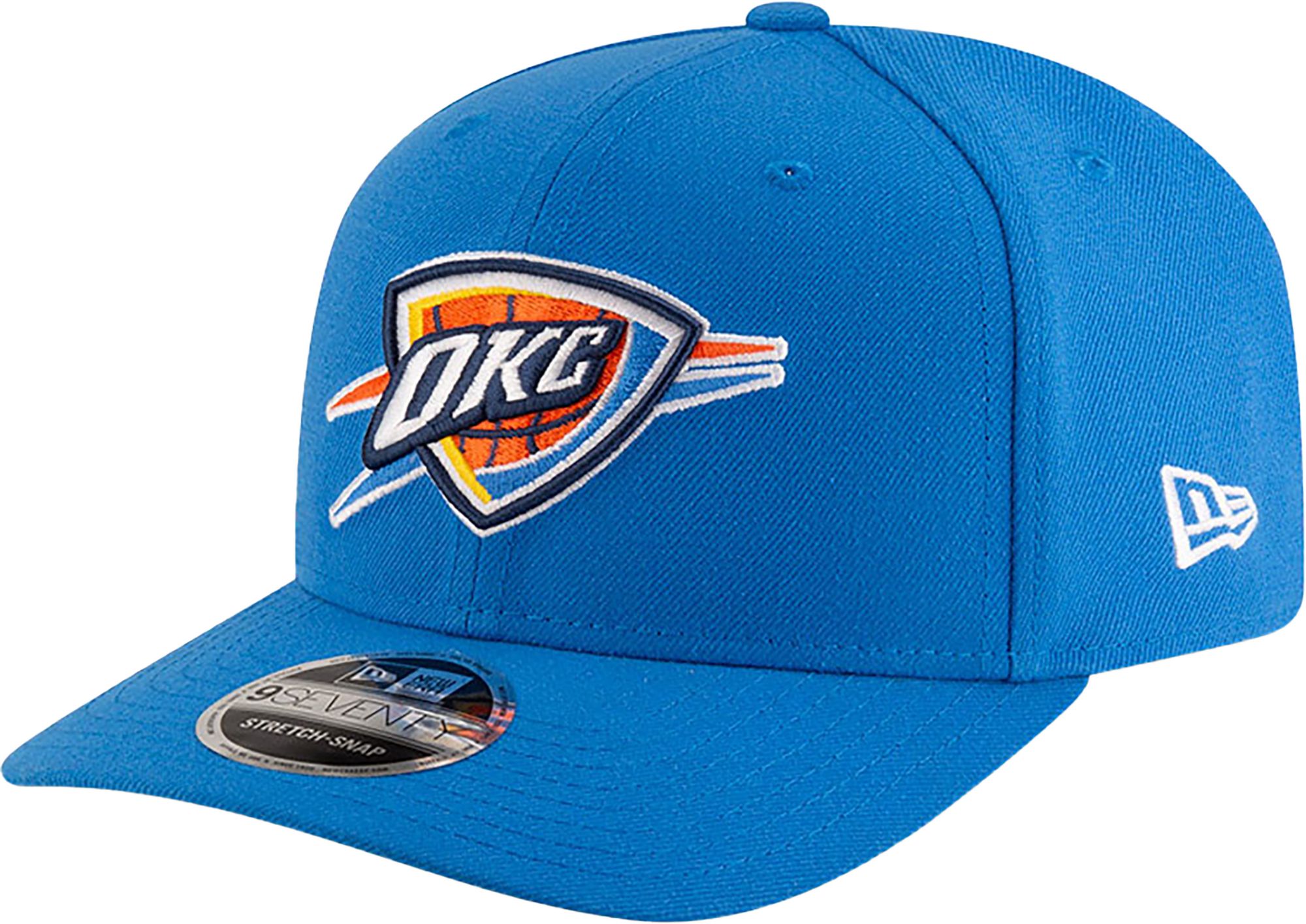 New Era Adult Oklahoma City Thunder Blue Logo 9Seventy Adjustable Stretch-Snap Hat product image