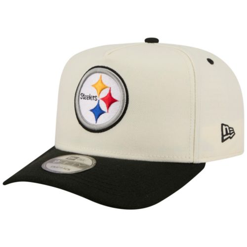New Era Adult Pittsburgh Steelers White Arched 9Fifty Adjustable
