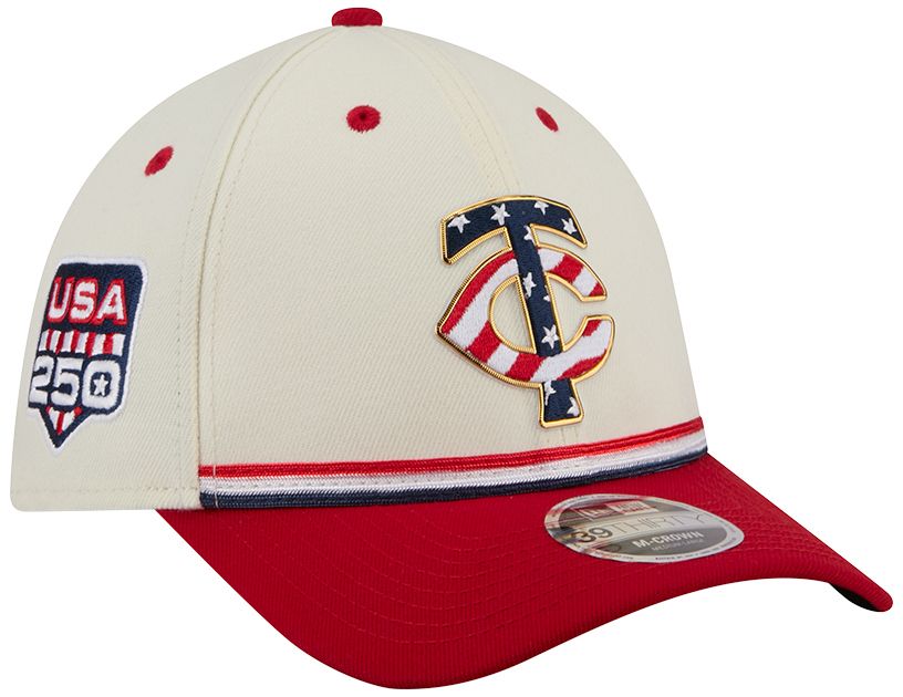 New Era Adult Minnesota Twins 4th of July 39Thirty Stretch Fit Hat