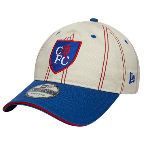 New Era Men's Chelsea FC Off White 9Forty Adjustable Hat | Dick's