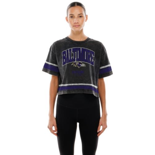 New Era Women's Baltimore Ravens Oversized Mineral Washed T-Shirt
