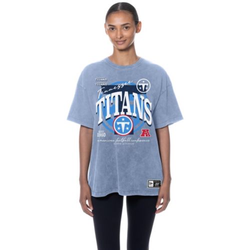 47 Women's Tennessee Titans Atlas Blue Tailsweep Frankie T-Shirt