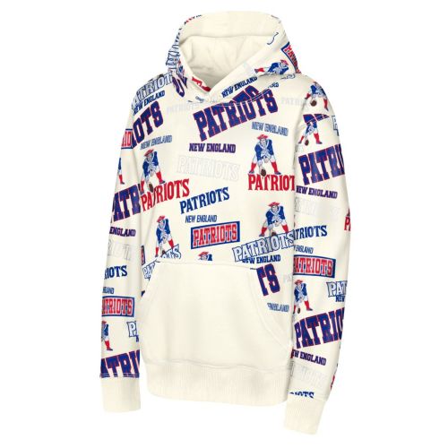 NFL Team Apparel Toddler New England Patriots Prime Logo Hoodie
