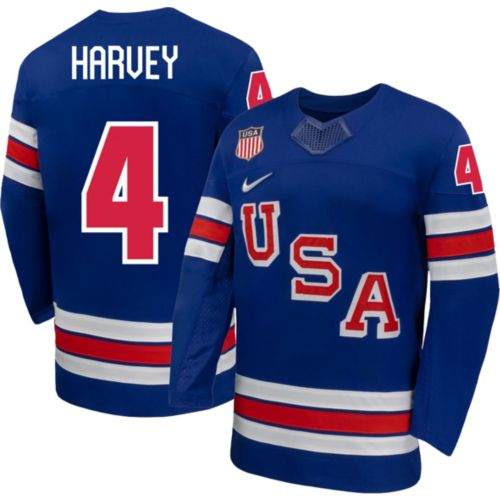 Nike Adult Team USA Blue Tage Thompson #72 Replica Jersey | Dick's