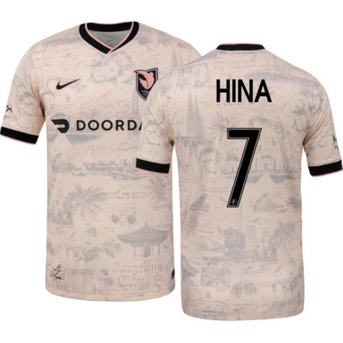 Nike Adult Angel City FC 2025 Pink Pregame Jersey | Dick's