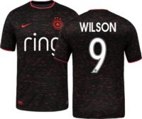 Nike Adult Portland Thorns Sophia Wilson #9 Black 2026 Away