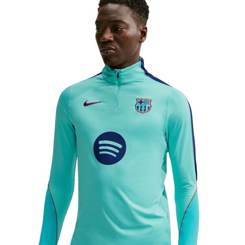 Nike Adult FC Barcelona Navy Stride 1/4-Zip Jacket | Dick's