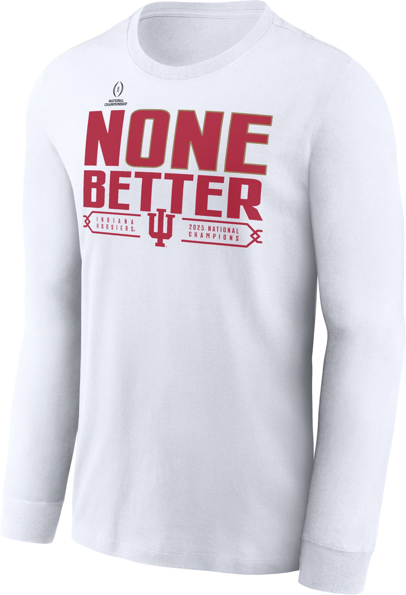 Nike Adult Indiana Hoosiers Parade 2025-26 CFP National Champions Long Sleeve Shirt product image