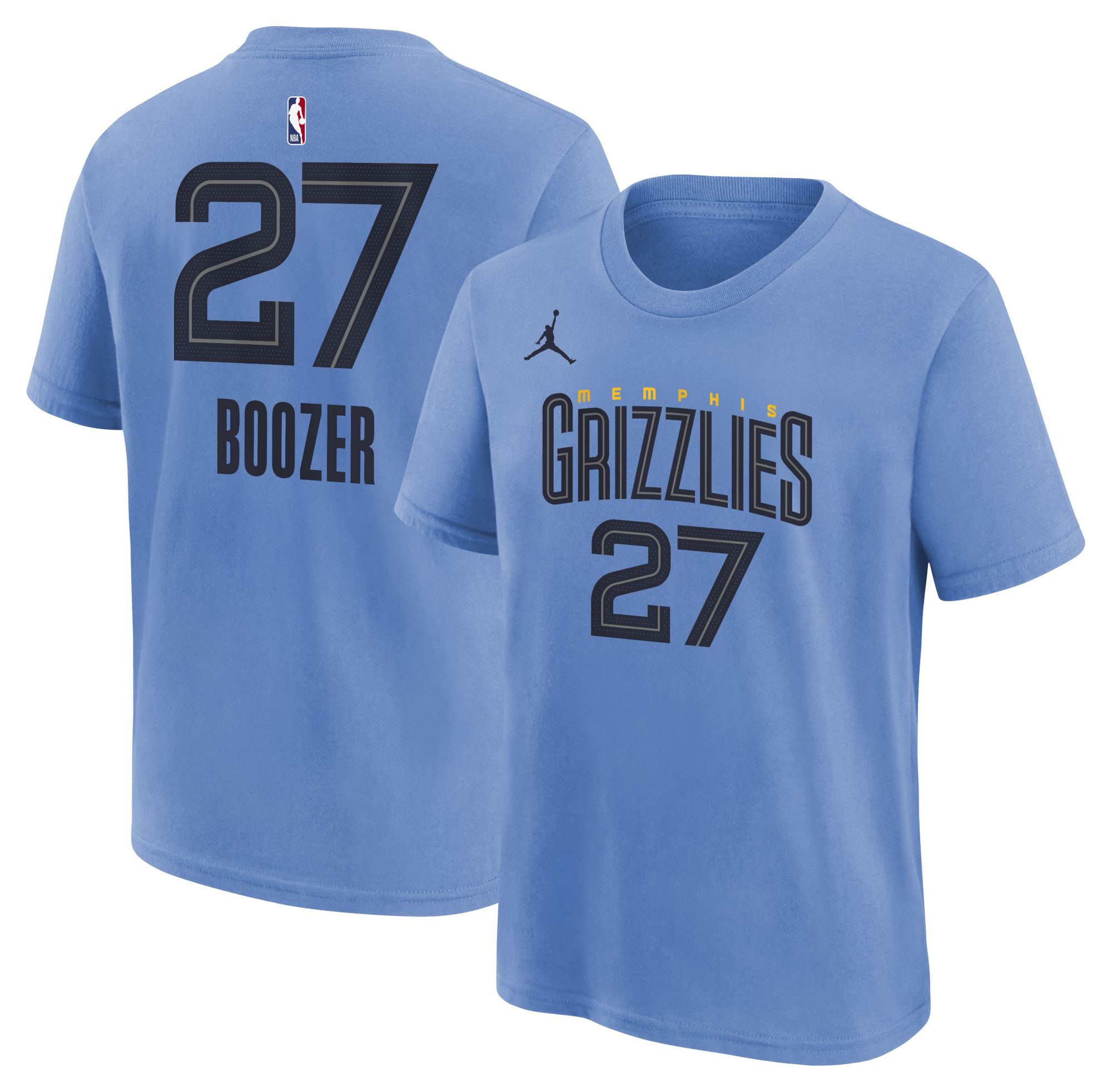 Nike Boys' Memphis Grizzlies Blue Cameron Boozer Statement Edition