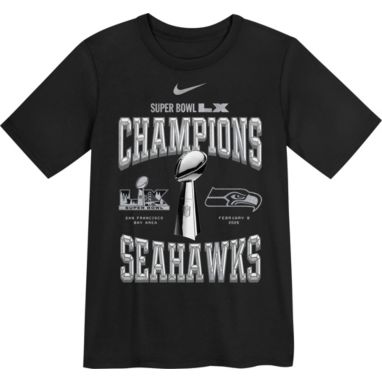 sorry, Nike Boys' 2025-26 Super Bowl LX Champions Seattle Seahawks Locker Room T-Shirt is currently out of stock