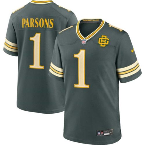 NIKE NFL パッカーズ PARSONS #1 ゲームジャージ 緑 Nike Men's Green Bay Packers Micah Parsons #1 Navy Alternate Game