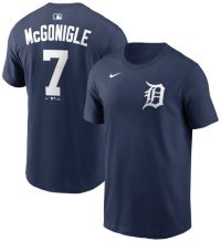Nike Men's Detroit Tigers Navy Kevin McGonigle #7 Home T-Shirt