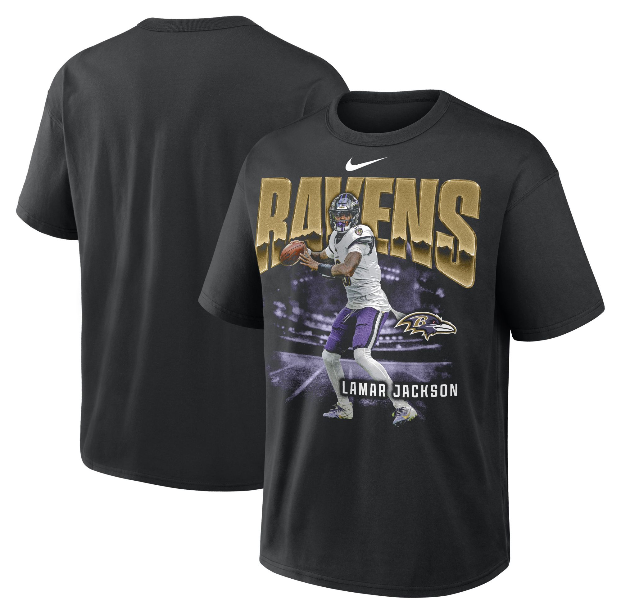 Nike Men's Baltimore Ravens Lamar Jackson Oversized T-Shirt