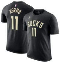 Nike Men's Milwaukee Bucks Black Tyler Herro #11 Statement Edition