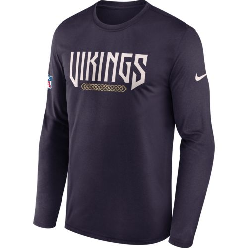 Lサイズ MINNESOTA VIKINGS replica フットボールシャツ 47 Men's Minnesota Vikings Grey Alumnus Long Sleeve Shirt | Dick's