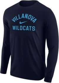 Nike Men's Villanova Wildcats Navy Arch Long Sleeve Shirt | Dick's