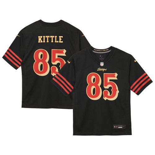 Nike Men's San Francisco 49ers Black George Kittle #85 Limited