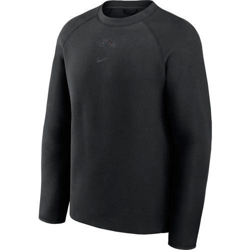 The Ravens Trainerトレーナー スウェット 黒 M Nike Men's Baltimore Ravens Black Tech Fleece Crewneck Sweatshirt