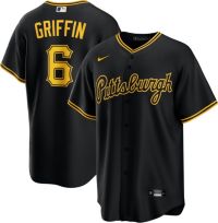 Nike Men's Pittsburgh Pirates Black Konnor Griffin #6 Alternate