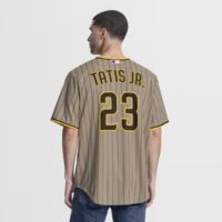 Nike Men's San Diego Padres Khaki Fernando Tatis Jr. #23 Alternate