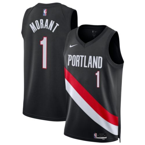 【新品未使用】Theory Dry Jersey Cami L ブラック S Nike Adult Portland Trail Blazers Damian Lillard #0 Black Icon