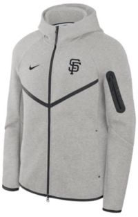 Nike Men's San Francisco Giants Tech Fleece Full-Zip Hoodie