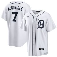 Nike Men's Detroit Tigers White Kevin McGonigle #7 Home Replica