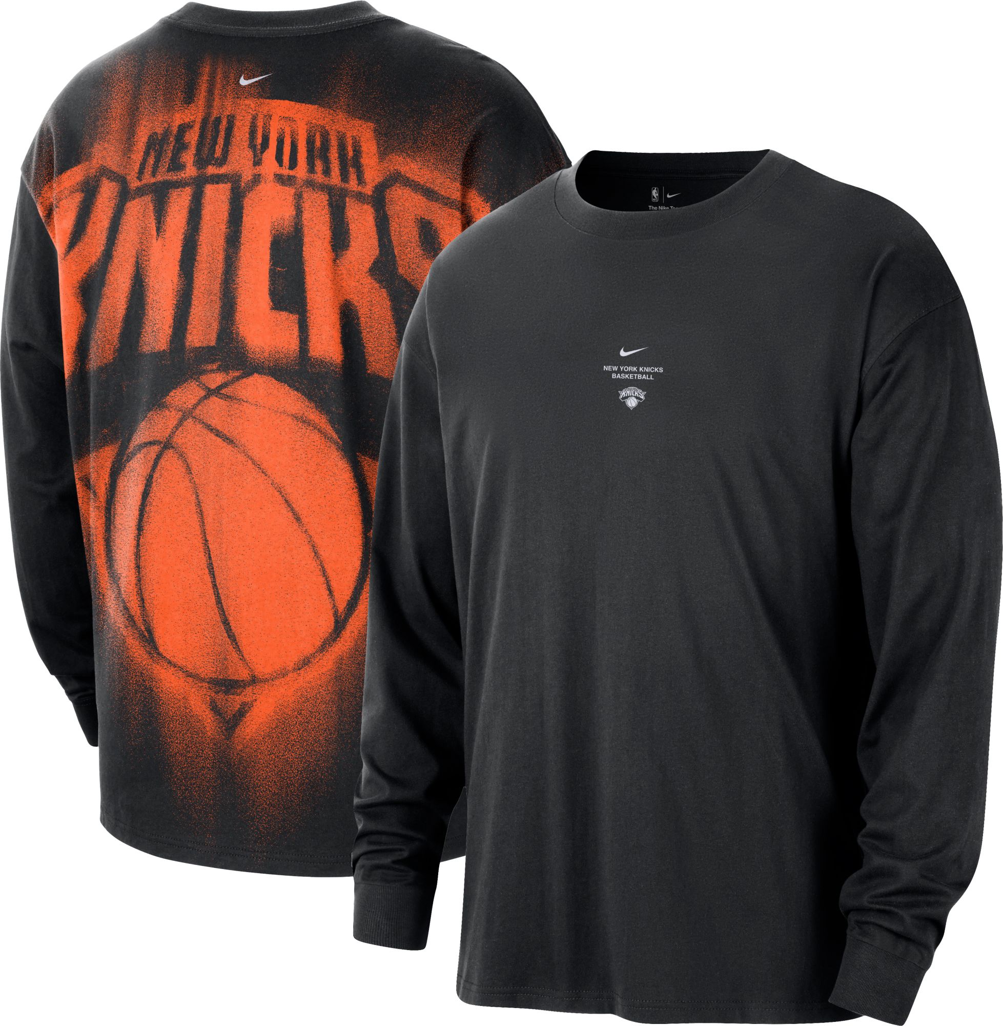 00s NBA NIKE Knicks ウォームアップシャツ Nike Adult New York Knicks Worn With Obsession Standard Issue Game