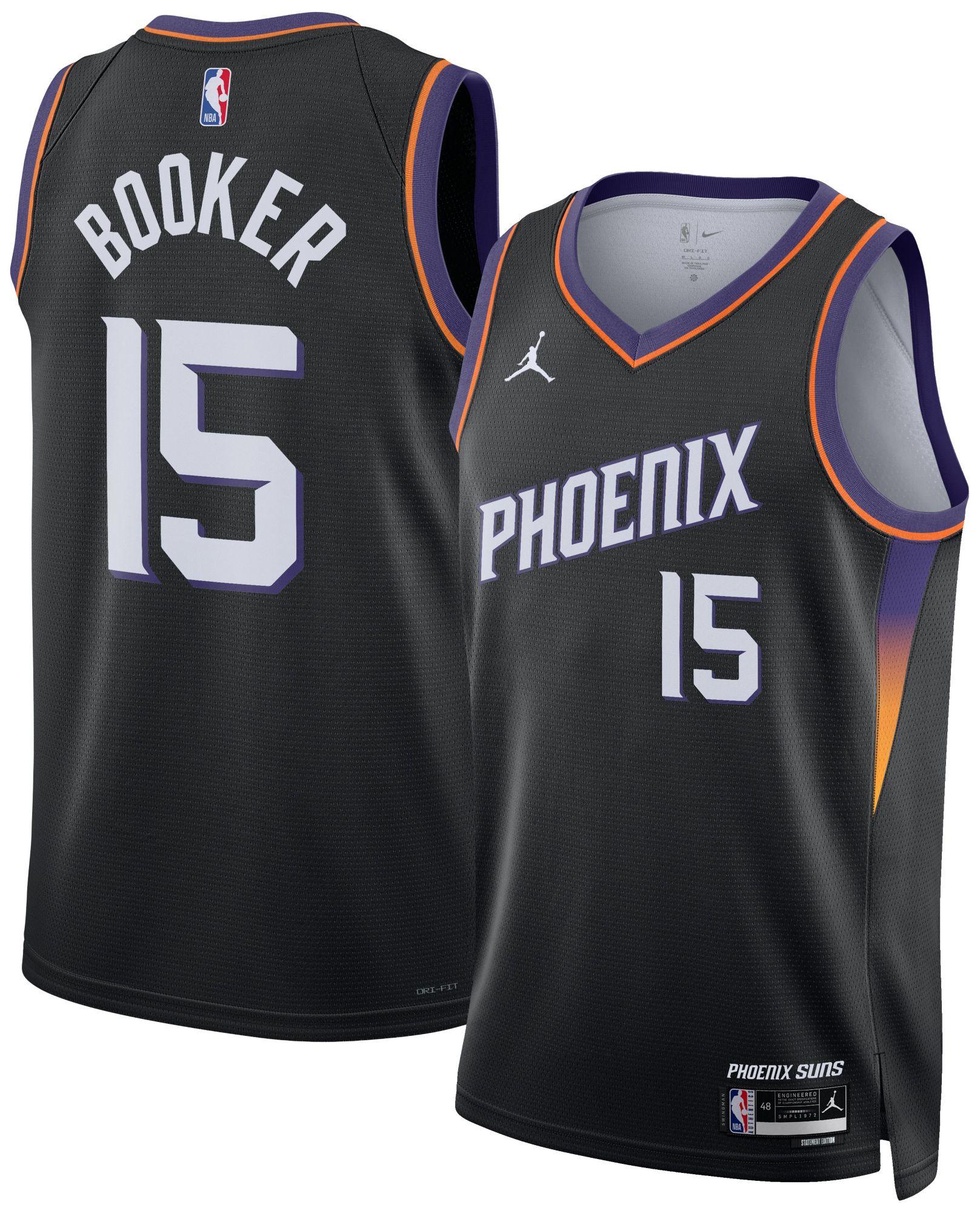 Nike Men's Phoenix Suns Devin Booker Black Special Edition
