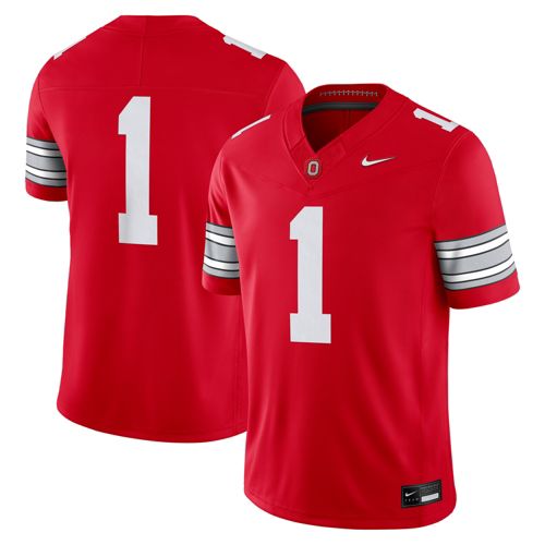 Nike Men's Ohio State Buckeyes Red Quinshon Judkins #1 Jersey