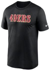 希少カラー 美品 NIKE NFL 49ERS ゲームシャツ 黒 Nike Men's San Francisco 49ers Black Legend Wordmark Long Sleeve