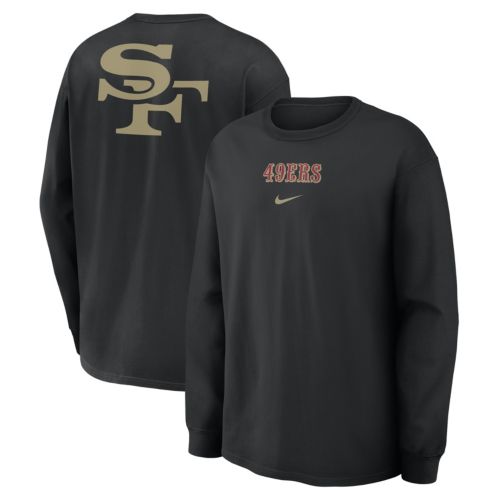 希少カラー 美品 NIKE NFL 49ERS ゲームシャツ 黒