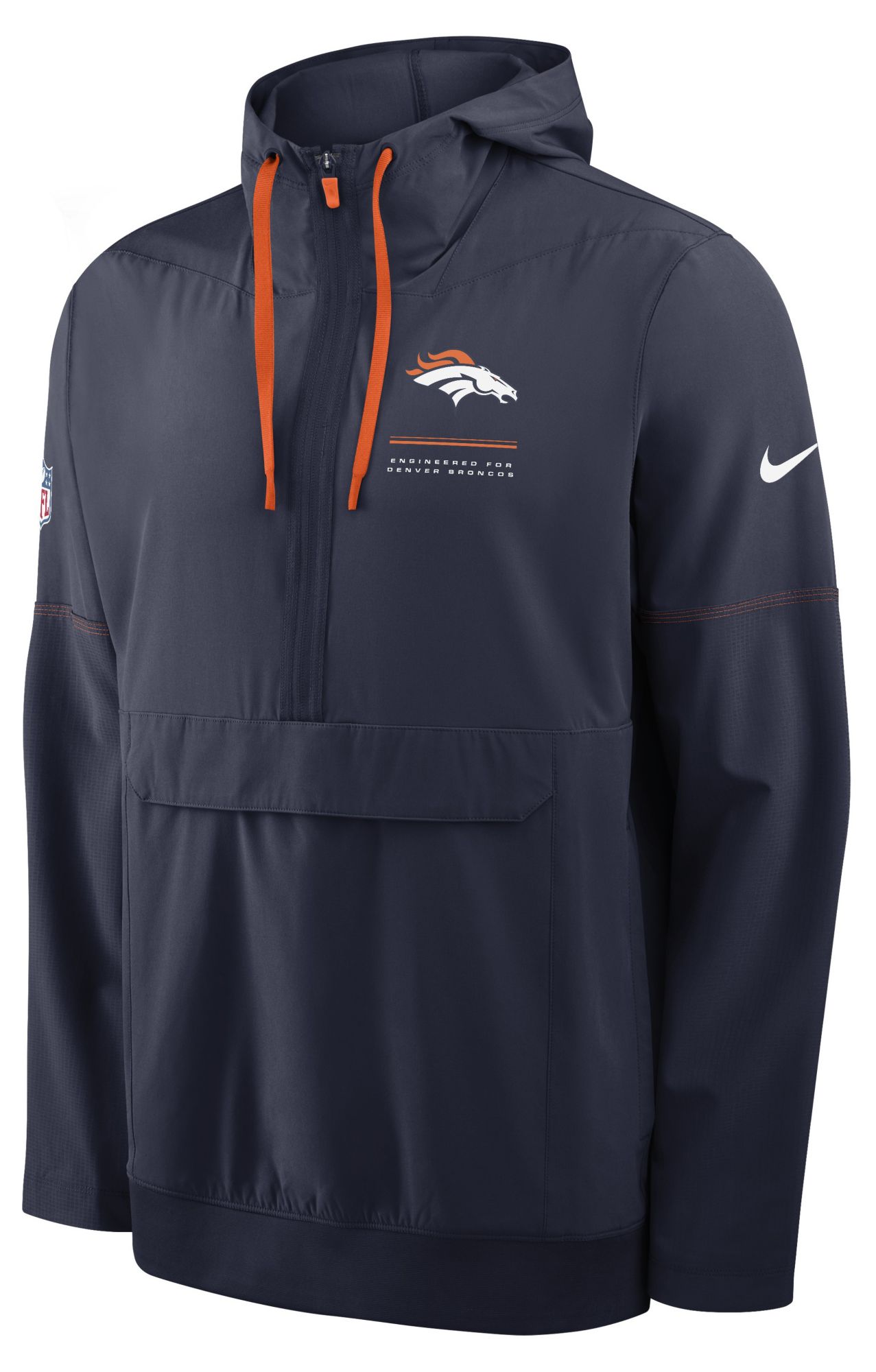 Nike Men's Denver Broncos Navy Anorak Jacket | Dick's Sporting Goods