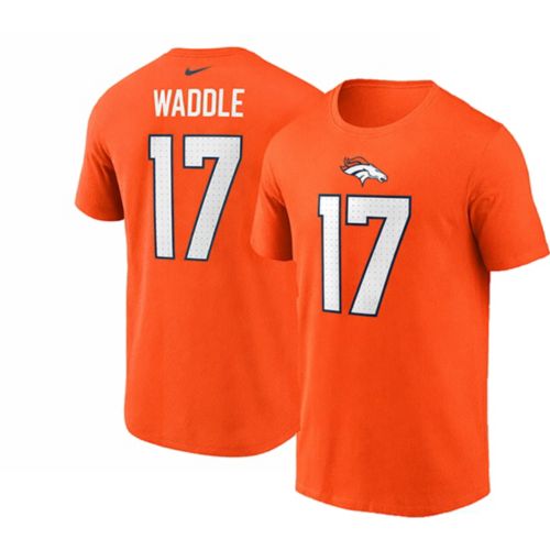 Nike Men's Denver Broncos Jaylen Waddle #17 Orange Alternate Game