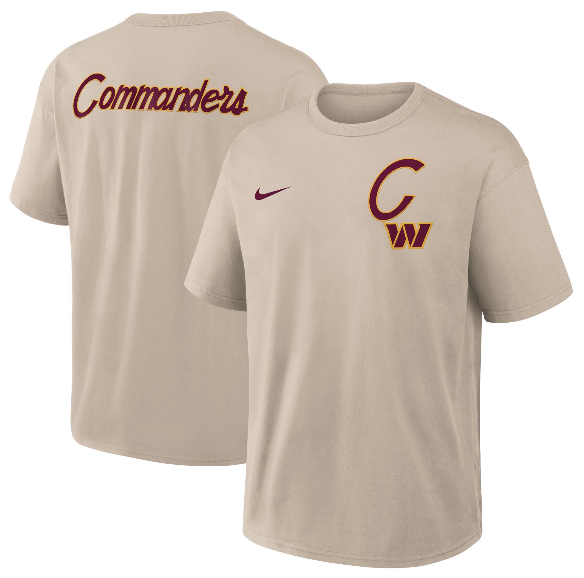 Nike Men's Washington Commanders Desert Sand Rewind Max90 T-Shirt