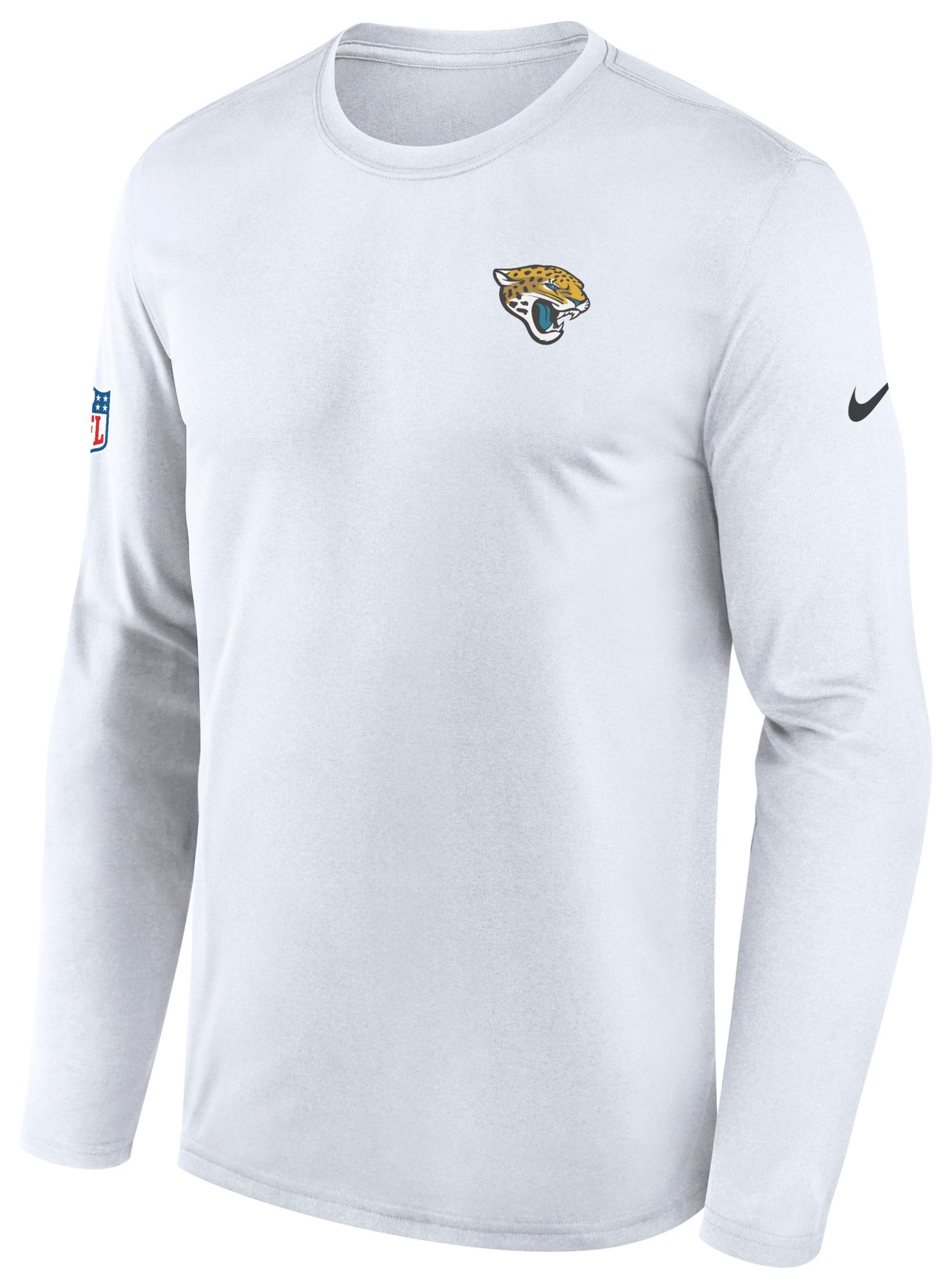 Nike Men's Jacksonville Jaguars White Small Logo Legend Long