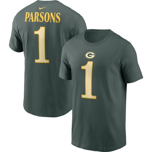 Nike Men's Green Bay Packers Micah Parsons #1 Navy Alternate Game