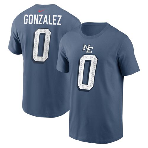 Nike Men's New England Patriots College Navy Christian Gonzalez #0