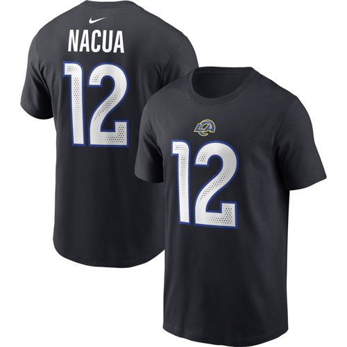 Nike Men's Los Angeles Rams Puka Nacua #12 Blue NFL Rivalries Game