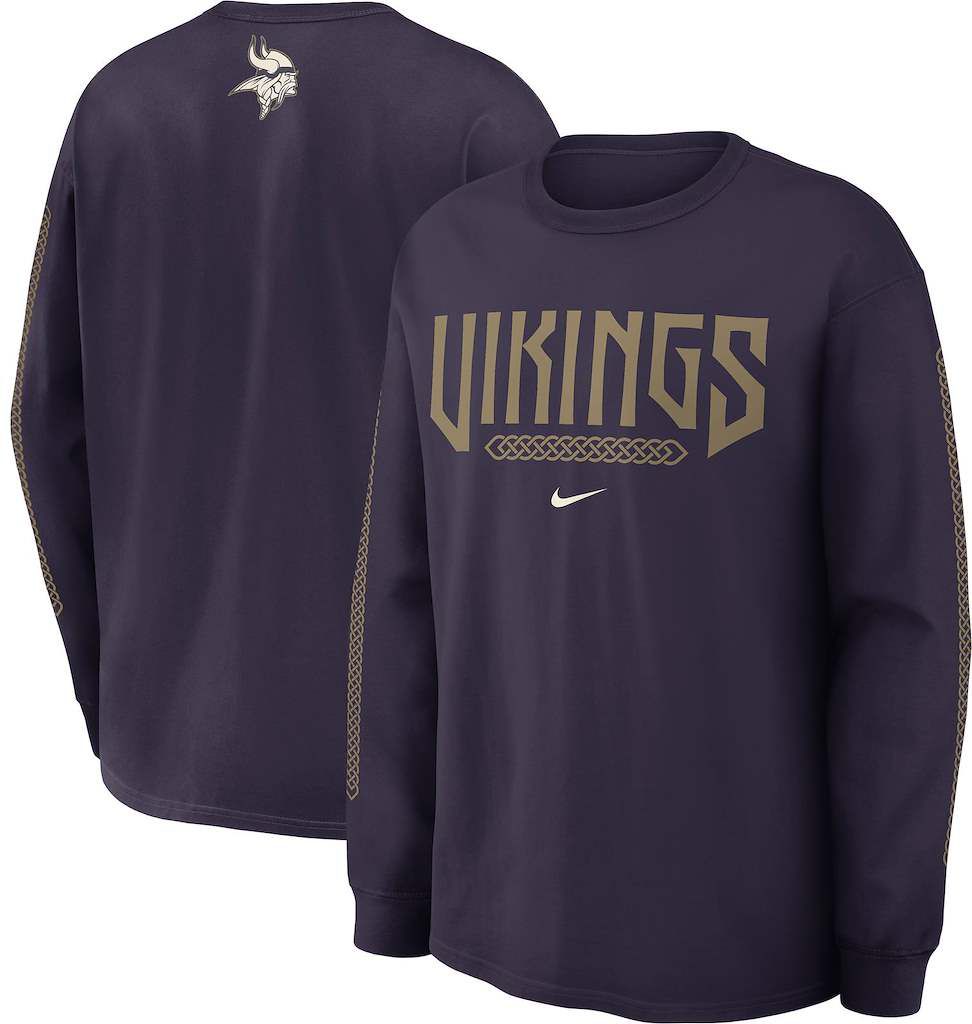Nike Men's Minnesota Vikings NFL Rivalries Max90 Long Sleeve Shirt