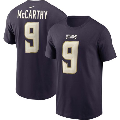Nike Men's Minnesota Vikings J.J. McCarthy #9 Purple T-Shirt