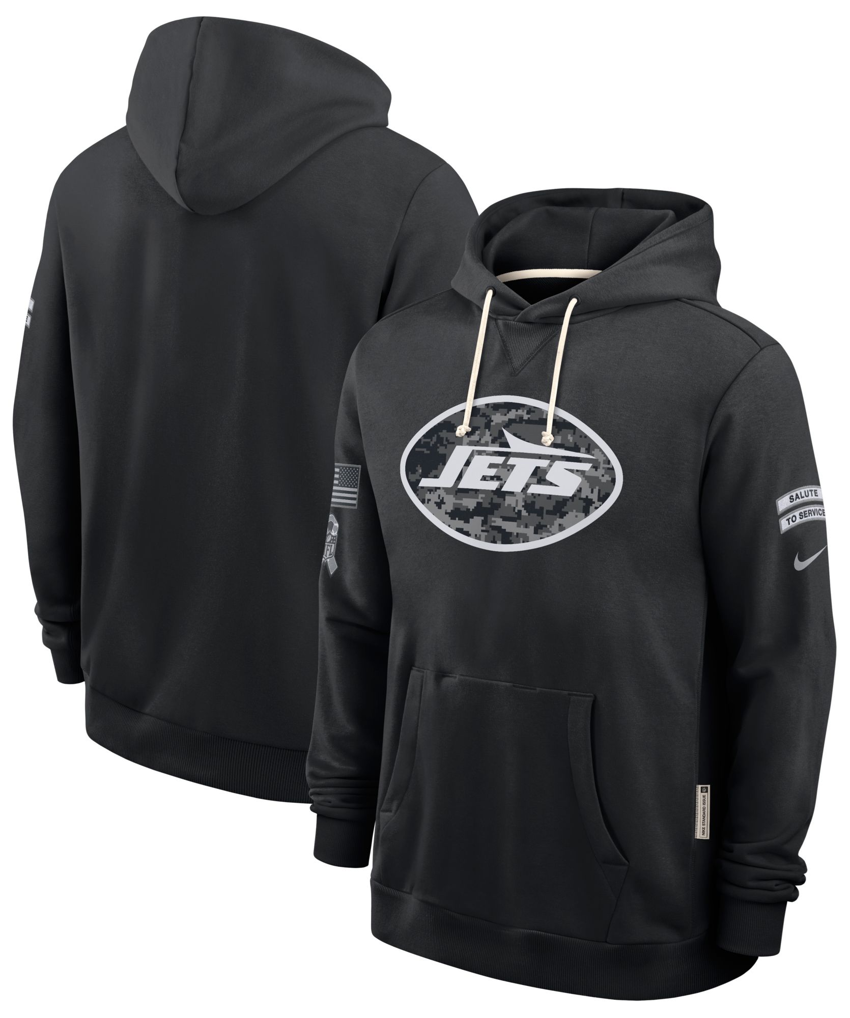 ◎NFL ニューヨーク・ジェッツ NIKE プルオーバーパーカー【3XL】 Nike Men's New York Jets Salute to Service 2026 Standard Issue