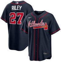【最終値下げ】MLB アトランタブレーブス オースティンライリー 27 Nike Men's Atlanta Braves Navy Austin Riley #27 Alternate Replica